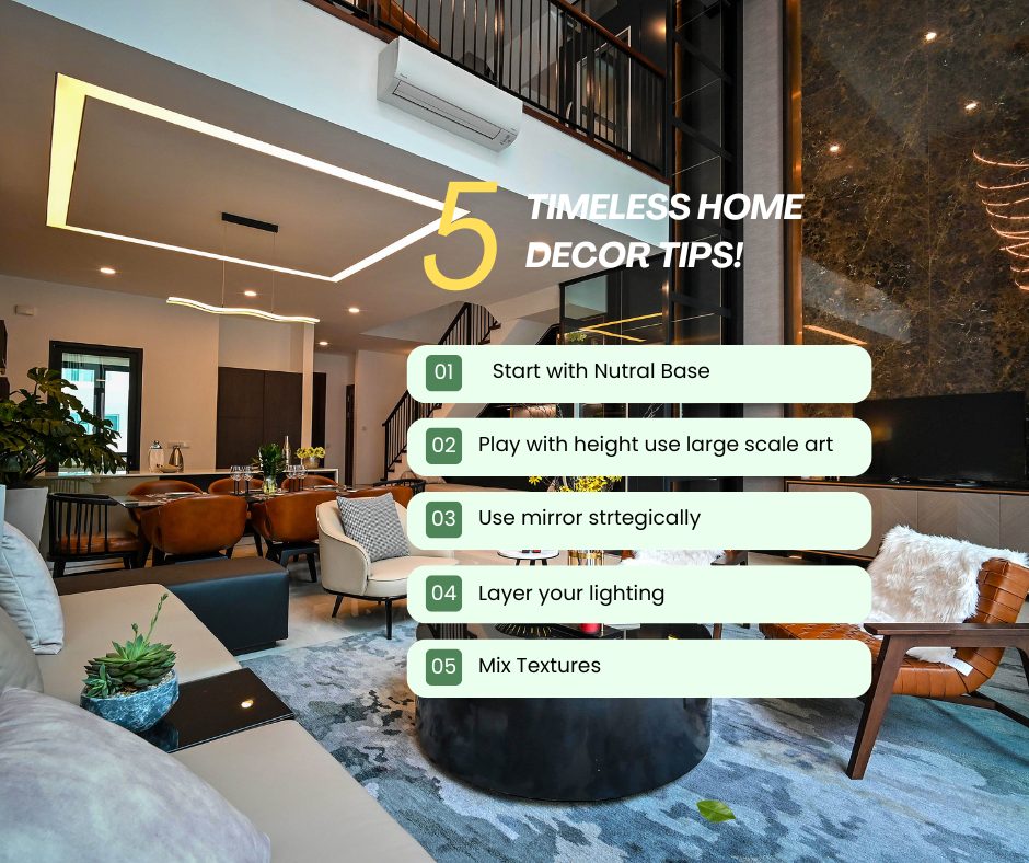 Timeless home decor tips